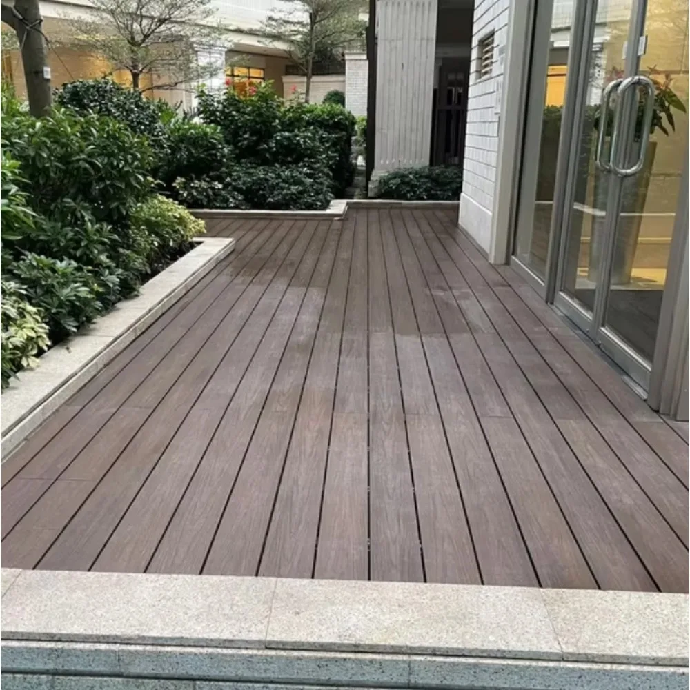 Customized version outdoor waterproof wood floor WPC pavement WPC composite pavement