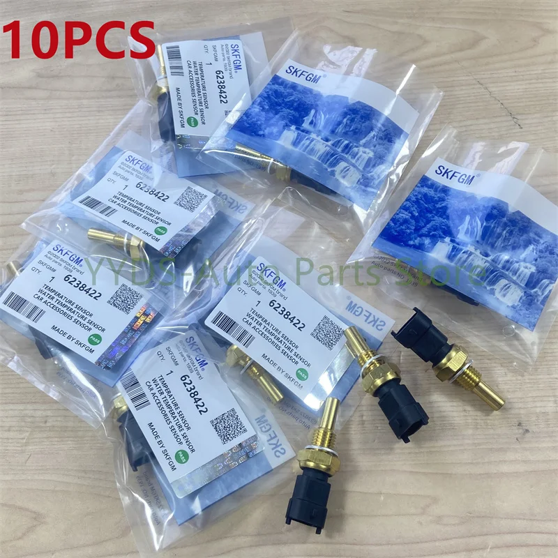 [10X]  Coolant Temperature Sensor For Vauxhall Opel Vita Omega Vectra B Combo Tigra Sintra Astra G Agila Zafira 6238422 6238179
