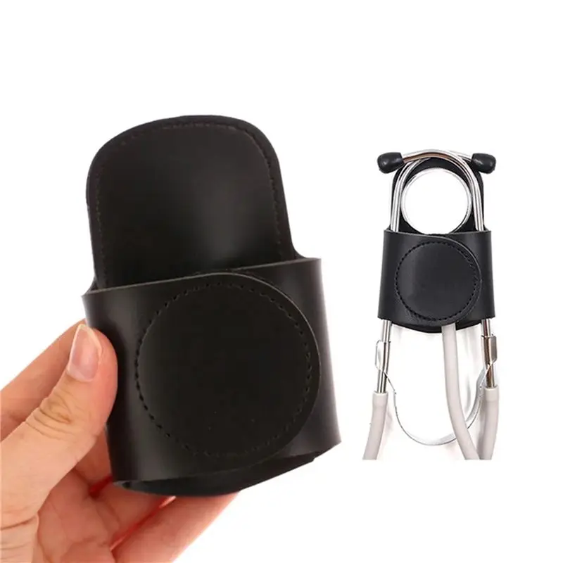 (Flash Sale) 2X Stethoscope Holder-Stethoscope Clip Hip Holder With Leather Stethoscope Holster For Littmann & Most Stethoscopes