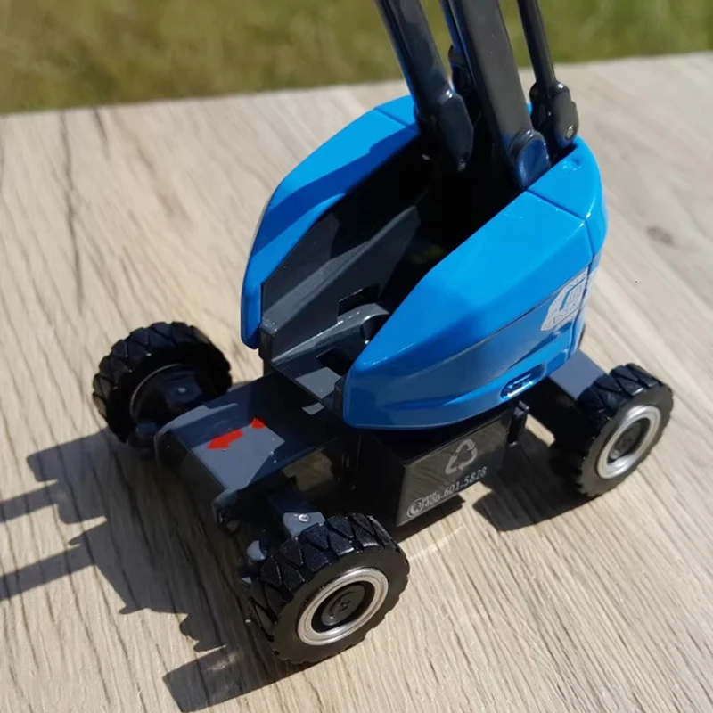 Moulé sous pression 1:35 échelle SINOBOOM bras incurvé plate-forme de travail aérien modèle alliage ingénierie ascenseur modèle Collection Souvenir ornement spectacle