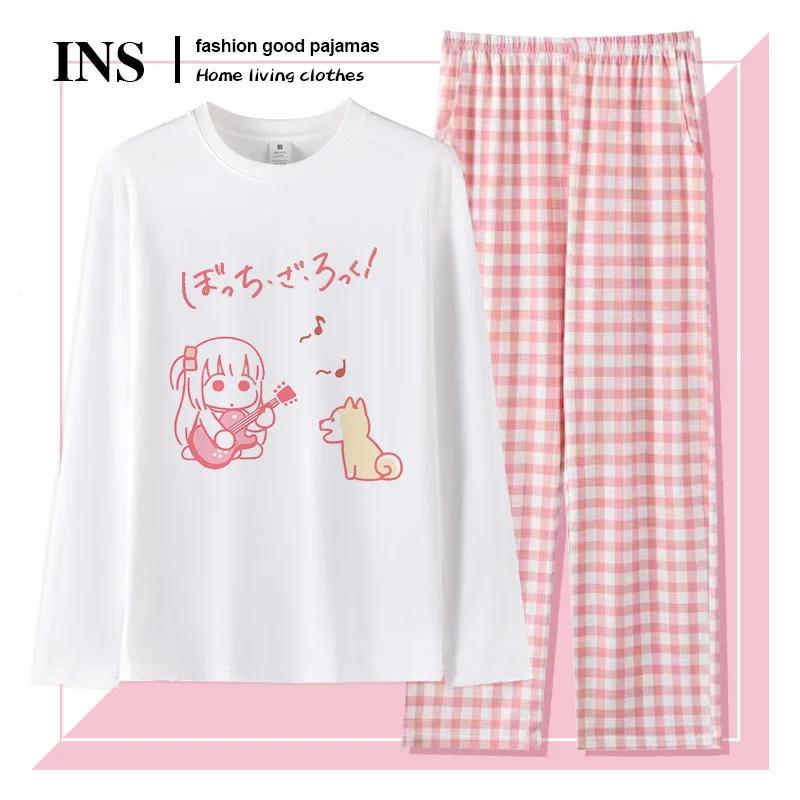 

Anime BOCCHI THE ROCK! Kita Ikuyo Gotoh Hitori Cosplay Pajamas Nighty Cartoon Nightgown Nightclothes Pyjamas Sleepwear Gifts