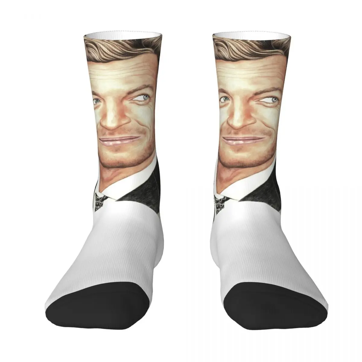 Couple Socks The Mentalist Played By Simon Baker Stockings Winter Vintage Breathable Socks Design Outdoor Sports Anti Skid Socks