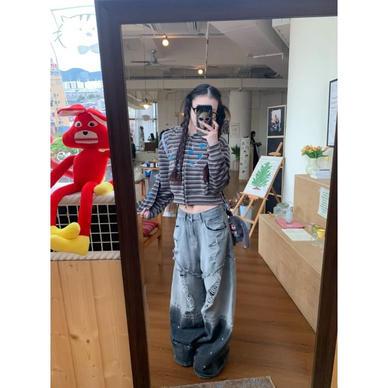 سويت شيرت نسائي بقلنسوة على شكل آذان أرنب حلوة وحارة بتصميم كاجوال بسحاب سترة قصيرة