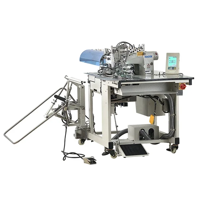 MC 895 / MC 896N Full Automatic Bag Opener Series Machine Suitable For Straight Pockets (with Flaps) On Suits, Jackets And Pants
