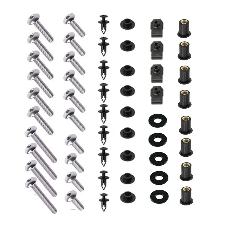 

Motorcycle Fairing Bolt Kit For Honda CBR600F4 1999-2000 CBR600F4i 2001-2006 2007 Stainless Steel Motorbike Screws Fasteners