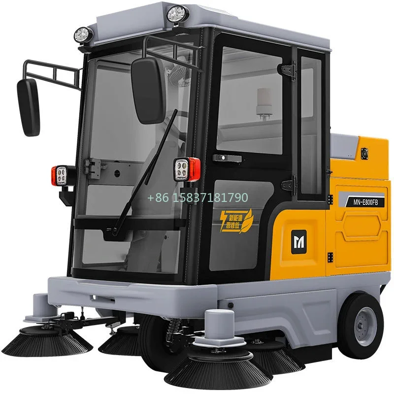 YG High Quality Street Sweeper Cleaning Battery Powered Ride On Park Road Cleaning Sweeper Industrial Floor Sweeper Machine