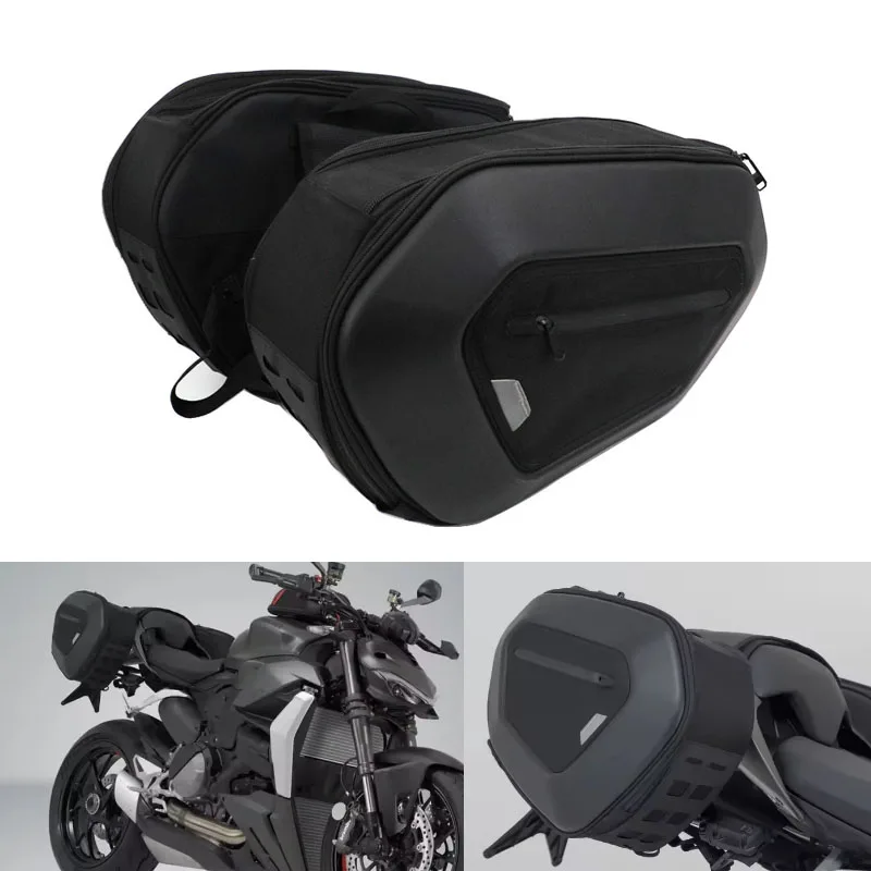 For Ducati Streetfighter V2 2021-2024 Side Luggage Sack 15-20L Saddlebag Set Motorcycle Traveling Bag Convenient Journey