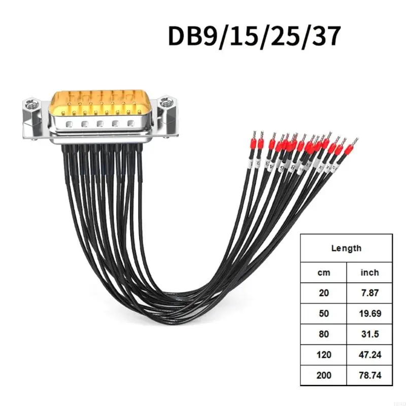 Industrial DB15 DB25 HDB15 Data Cable With Coating Server Connection Cable Perfect for Server PLC and Control Panel H8WD
