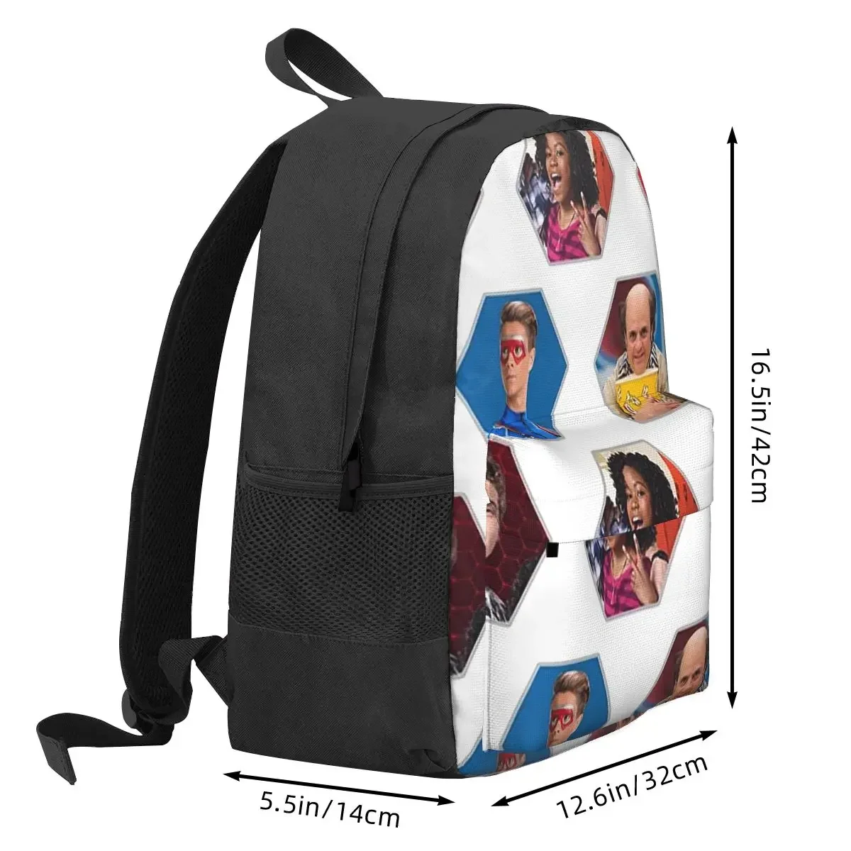 Henry Danger - Hexagon Backpack Hot Sale Daypack Large Capacity Kids BookBag School Bag Shoulder Bags for Men Women