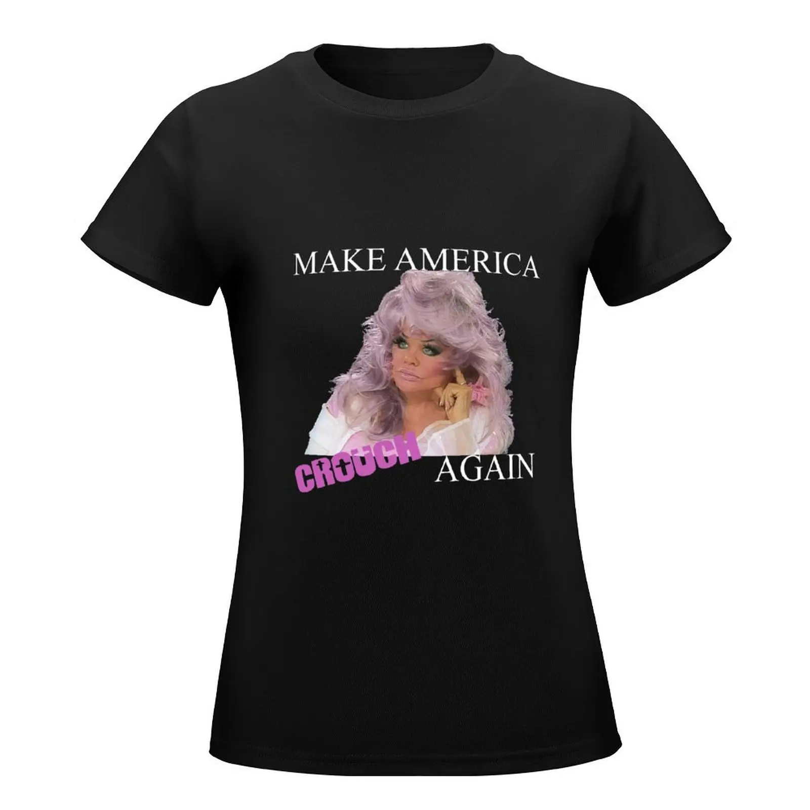 Jan Crouch T-Shirt anime clothes Short sleeve tee Blouse vintage clothes T-shirt Women