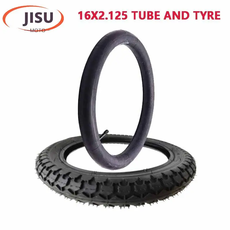 For 16X2.125 bicycle tires for 16 inch light electric bicycles, with inner tube/outer tire/inner outer option combination