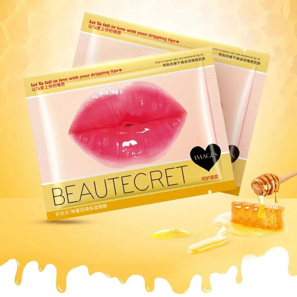 10 Stuks Reparatie Kristal Collageen Lipmasker Fade Lip Lijnen Anti-Rimpel Lipverzorging Masker Helderder Voedende Labiale Gel Patch Huidverzorging