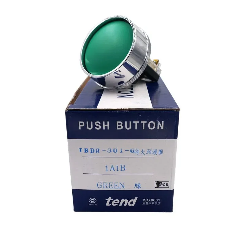 Genuine Goods Tend TBDR-301 with Protection Ring Extra Large Mushroom-Shaped Haircut Button Switch Punch 30MM 6A