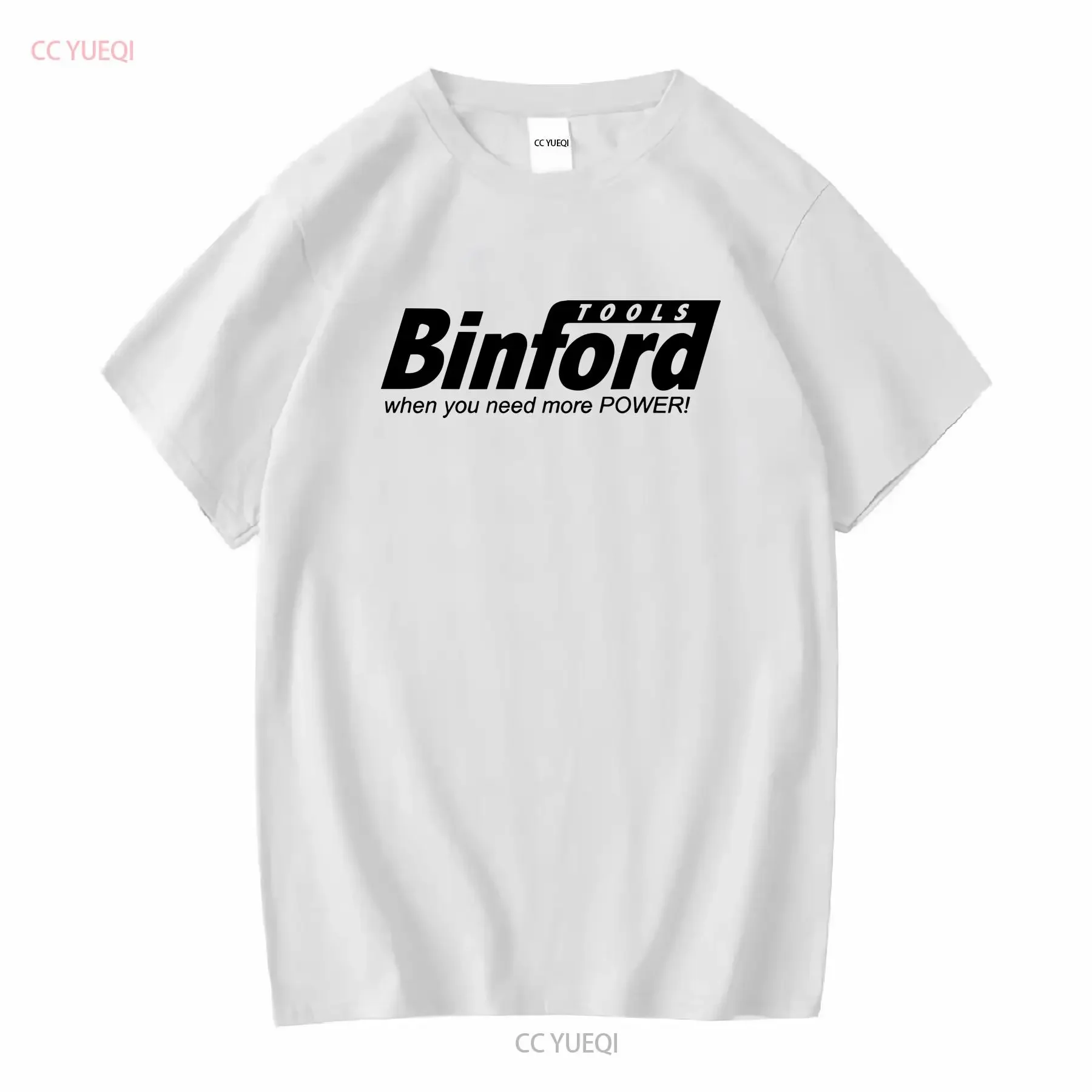 Binford Tools When You Need More Power Home Improvement TV Show Men's T shirt vintage Washed Soft designer clothes streetwear