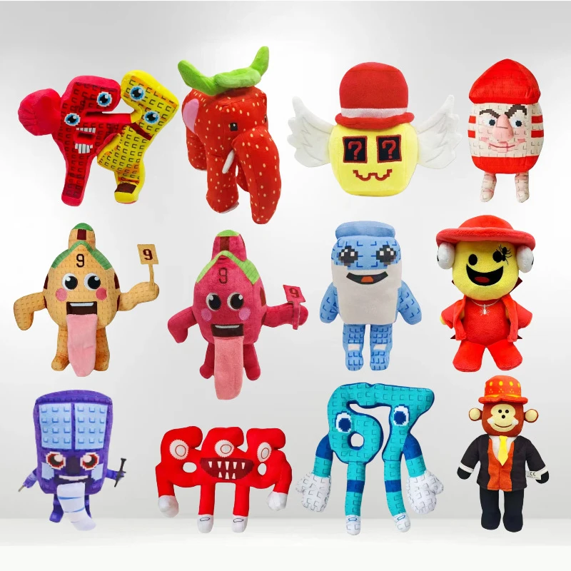 

2026 New Steal A Brainrot No 9 67 Плюшевая игрушка Steal A Brain Game Персонаж Мягкая кукла Аниме Коллекционный Рождественский подарок для фанатов