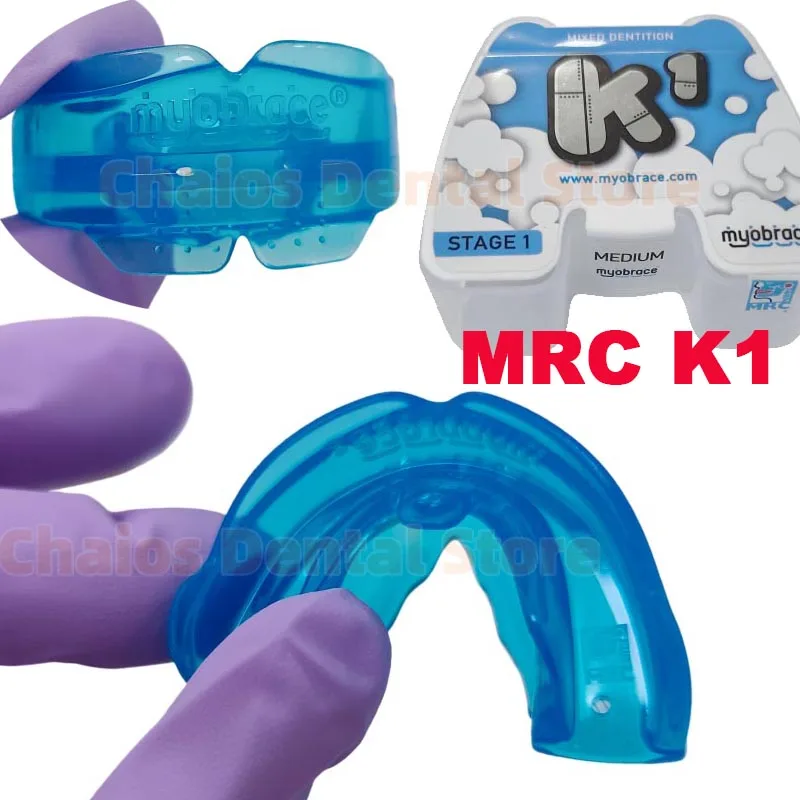 Myobrace K1 Trainer Appliance Stage 1 Dental  MRC K1 Myofunctional Orthodontic Teeth Alignment Brace for Kids Mixed Dentition