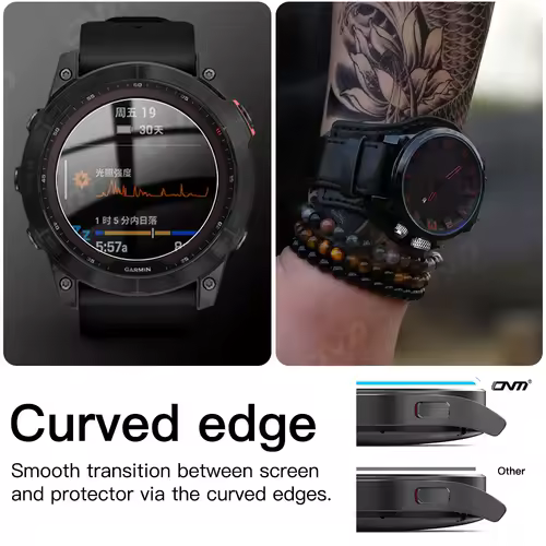 9H Tempered Glass For Garmin Fenix 8 7X 6X Pro 7 6 7S 6S 5 5S Solar AMOLED Screen Protector Glass Anti-scratch Film Accessories - Image 3