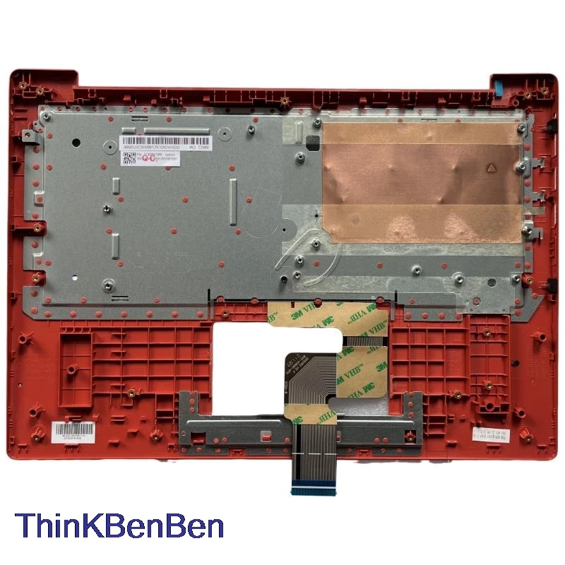 تشيكوسلوفاكيا لهب برتقالي لوحة المفاتيح العلوي حافظة Palmrest شل غطاء لينوفو Ideapad سليم 1 14 14AST 05 5CB0W43969