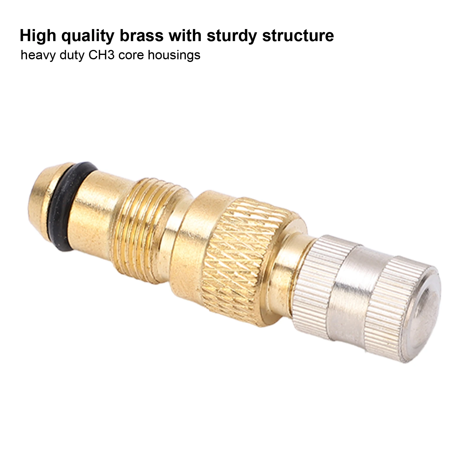 10PCS TR618A Tractor Air Liquid Valves Tire Brass Valve Stem TR218A CH3 Core Housings Replacement Tractor Air Liquid Tire Valve