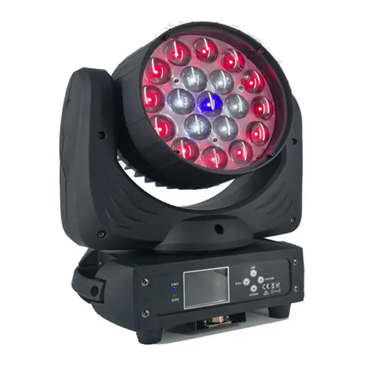 

2pcs stage american dj led beam lyre movingheads led 19 x 15w rgbw zoom movinghead led 4in1 wash moving head light