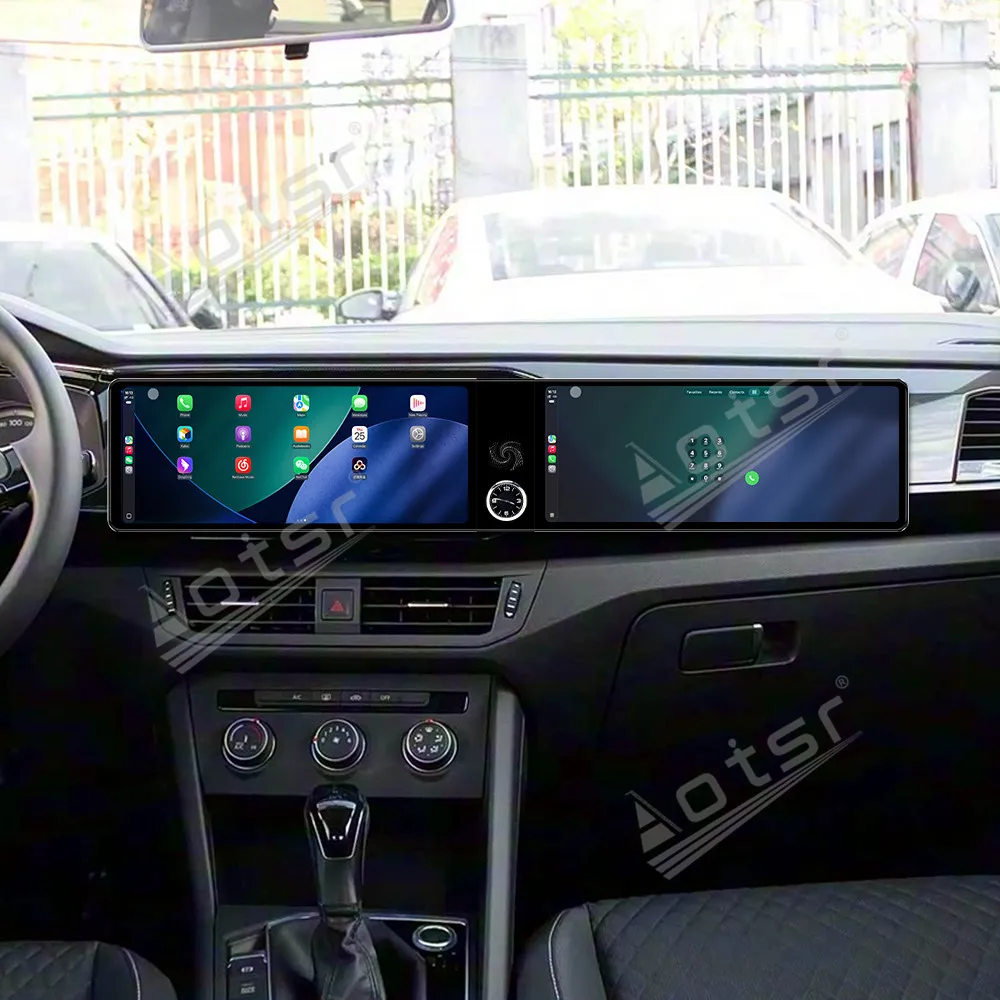 

Dual 12.3 inch auto carplay Android 13.0 For Volkswagen Tayron 2019-2022 Car Radio GPS Stereo touch Head Unit Multimedia Player