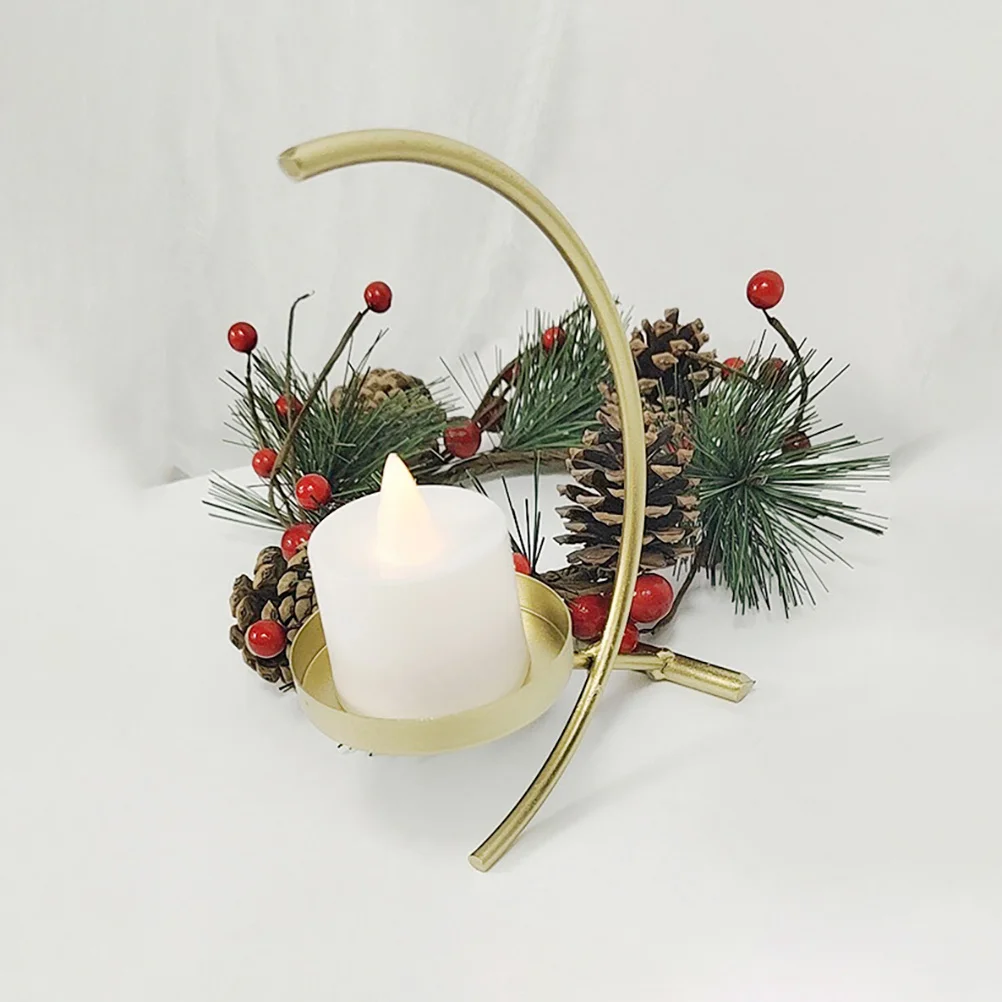 

1Pcs Unique Nordic Style Candleholder Glittering Art Candlestick Table Display Stand Holder Decor