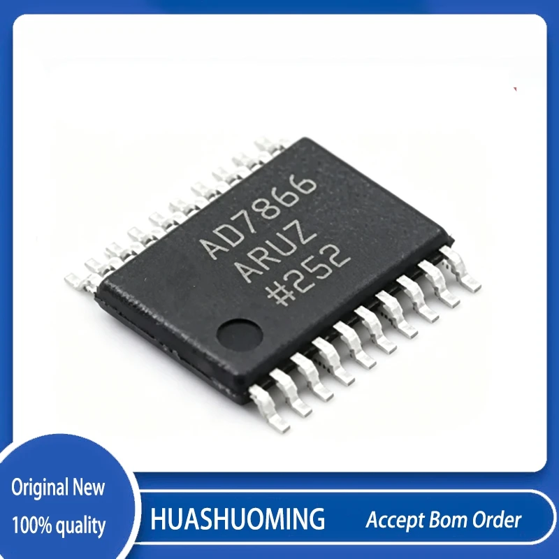 2Pcs/Lot  AD7866ARUZ AD7866ARU AD7866  TSSOP-20