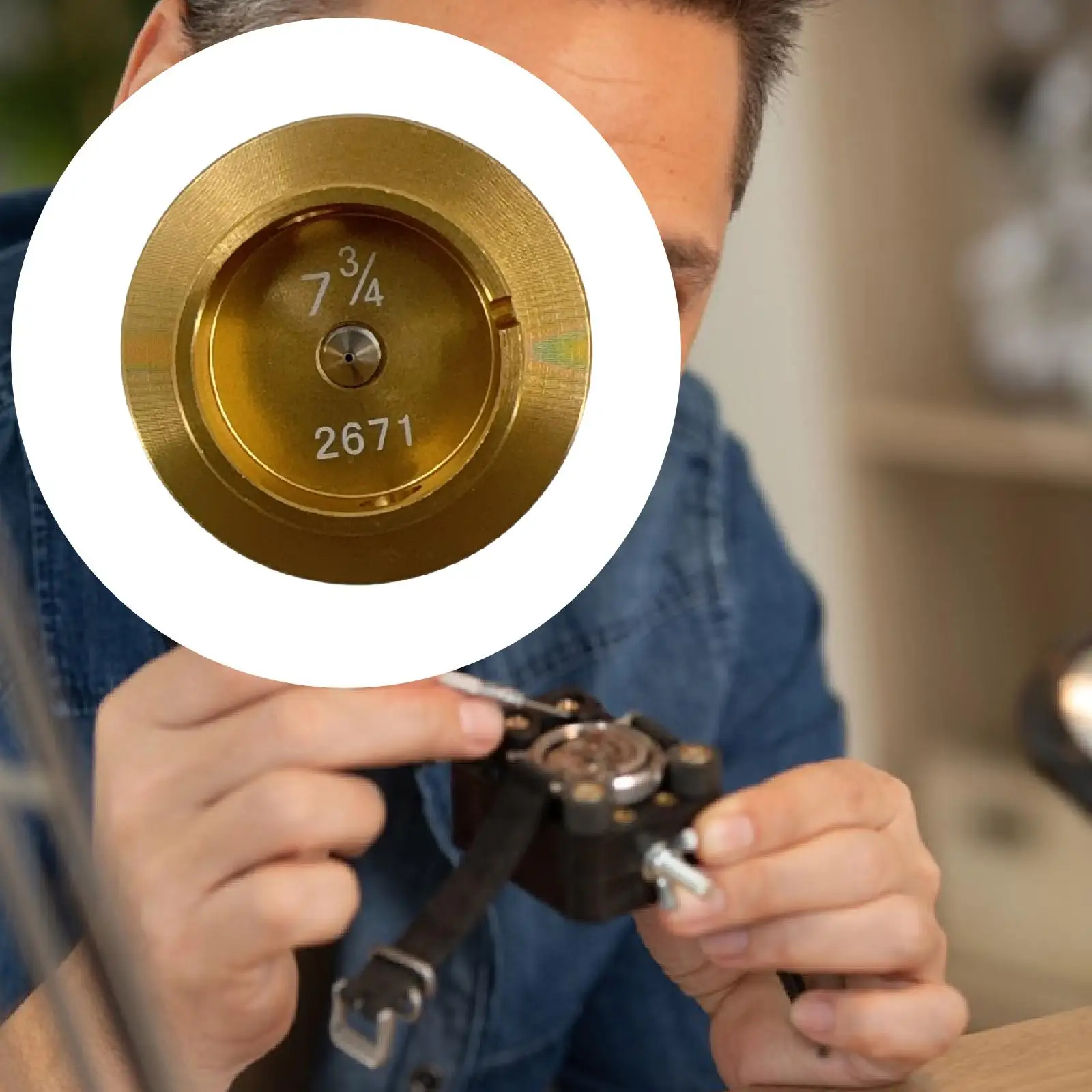 

Держатель механизма для часов диаметром 31, см, установка, инструмент для ремонта часов, моддинг, аксессуар для часовщика, наручные часы, хобби