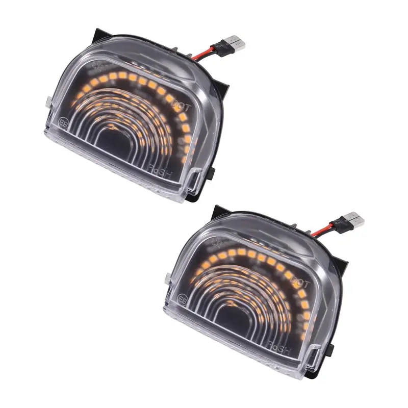 

Trending 1Pair Mirror Turn Signal Indicator Light For Sprinter 2018+ A9109064600 A9109064700