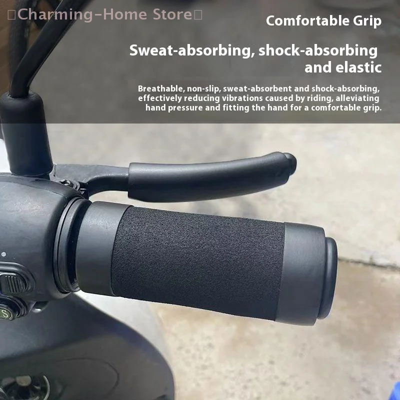 【M】1/3 Sets Soft Anti-Slip Scooter Bicycle Protective Handlebar Cover New Motorcycle Brake Handle Sponge Sleeve DIY Accessories image 3