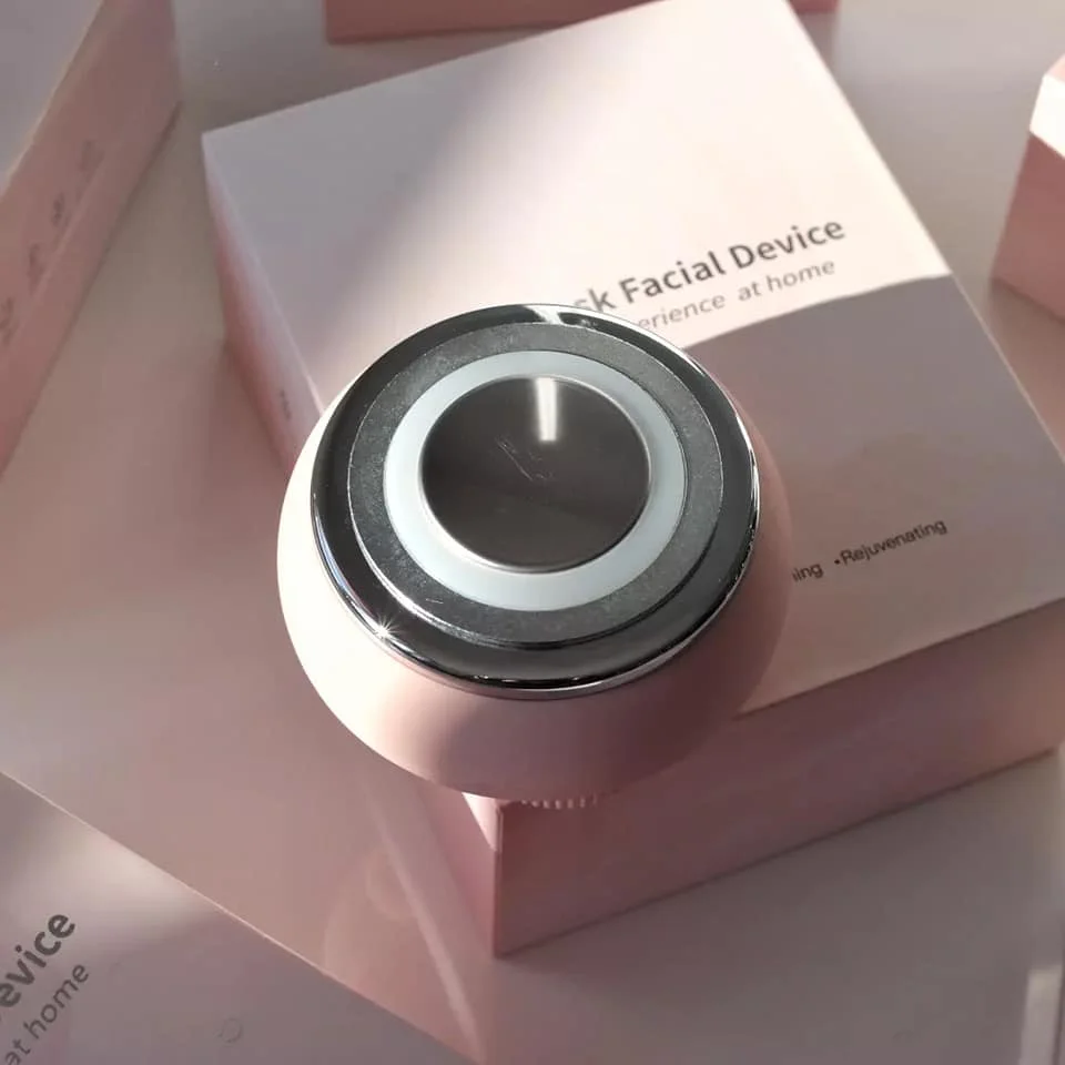 حار بيع العلاج بالضوء الأحمر الكهربائية منظف الوجه فرشاة تنظيف الوجه مدلك أداة العناية الاستخدام المنزلي معدات التجميل #5