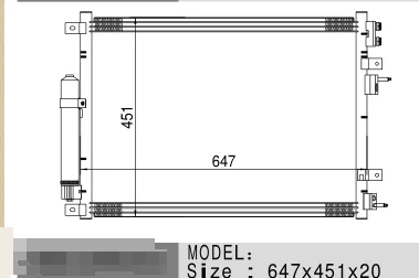 チョーラー300 2005-2014用の新しいacコンデンサー,ドッジコンバータ2008-2018 5137693 5137693aa 5137693ab 5137693ac 68003495aa 68003945