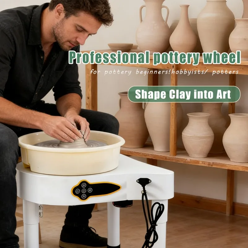 Lifting billet drawing machine Ceramic art Children's home infinitely variable speed billet drawing ceramic art machine