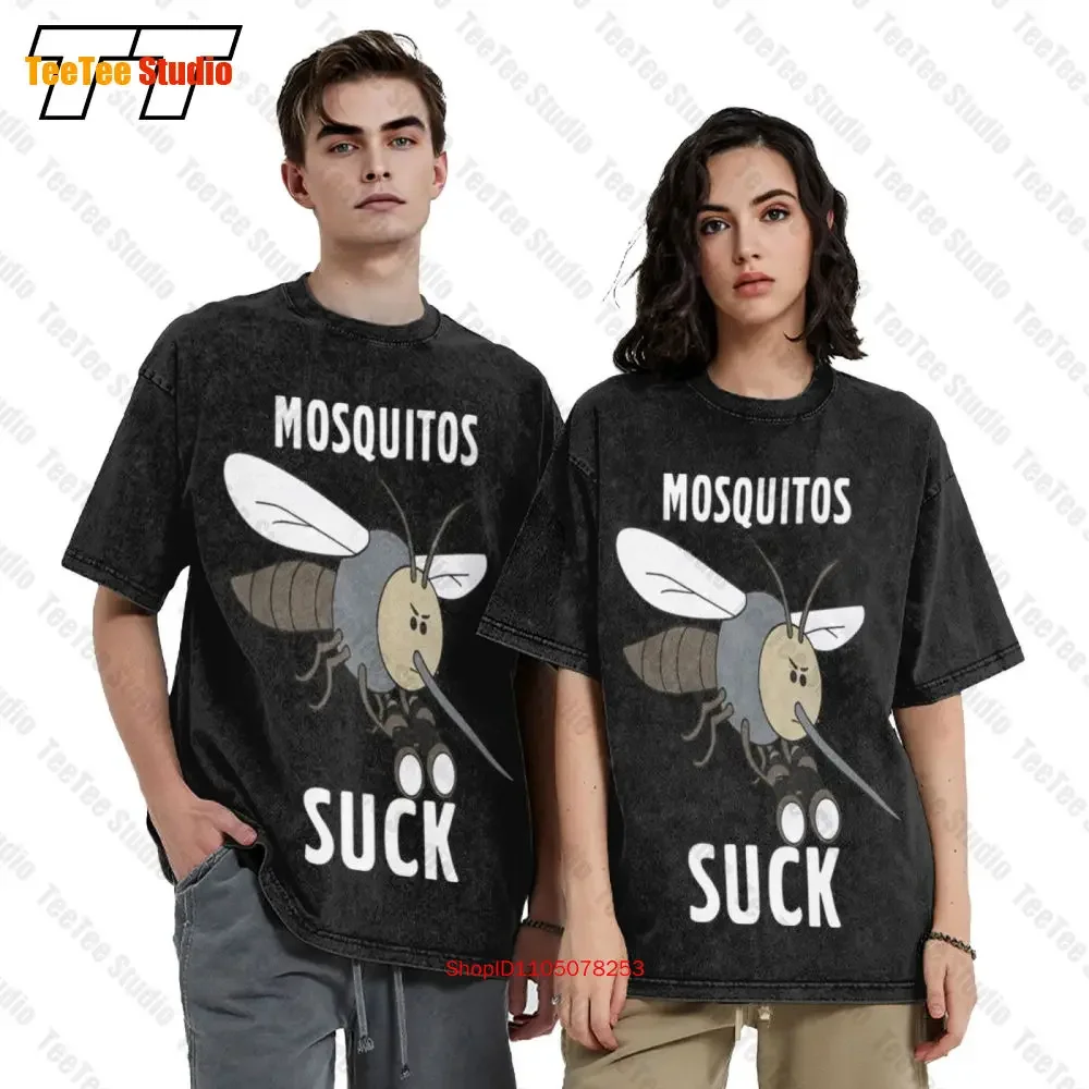 Mosquitos Suck Funny Vintage Oversized T-Shirt 7LLN