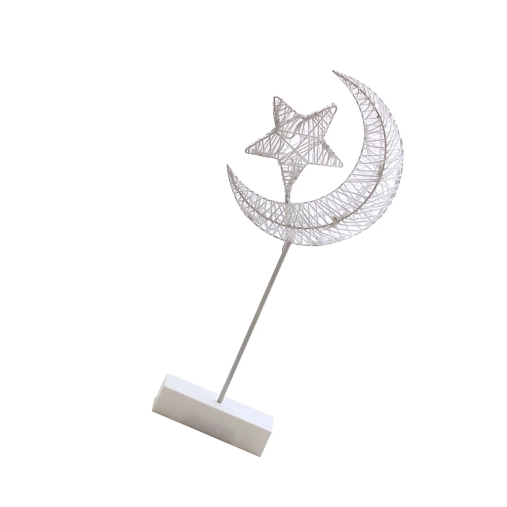 Creative Star Moon Shape LED Night Lamp Comfortable Light for Bedroom Study Decorative Bedside Table Lighting Gift Idea