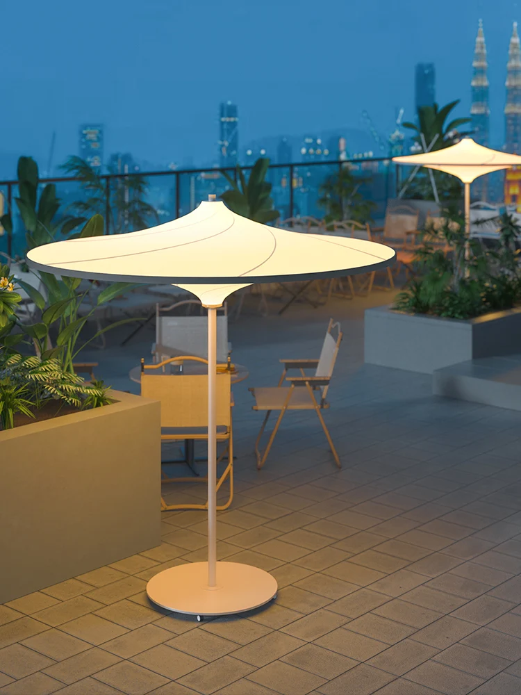 Floor Waterproof Street Lamp Outdoor High Poled Lamp First Floor Small Yard Sunshade Landscape Lamp Villa