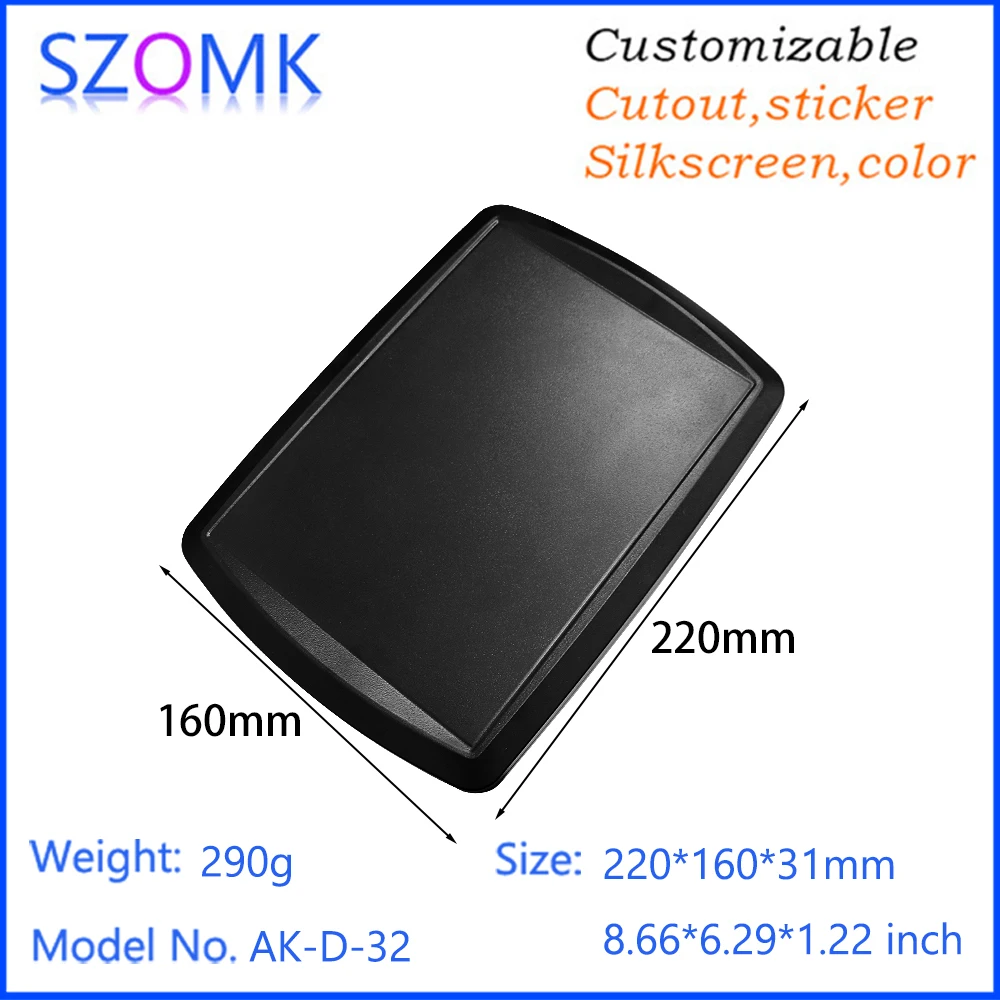 Diy Connector Desktop Project Cases Abs Desktop Circuit Board Plastic Enclosure Pcb Desktop Enclosure 220*160*31MM