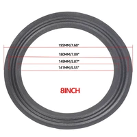 Kit de reparación de anillos de borde envolvente de espuma de altavoz 066A, 2 paquetes de goma de reparación de 6,5 ''/8''/10 ''/12''/15''