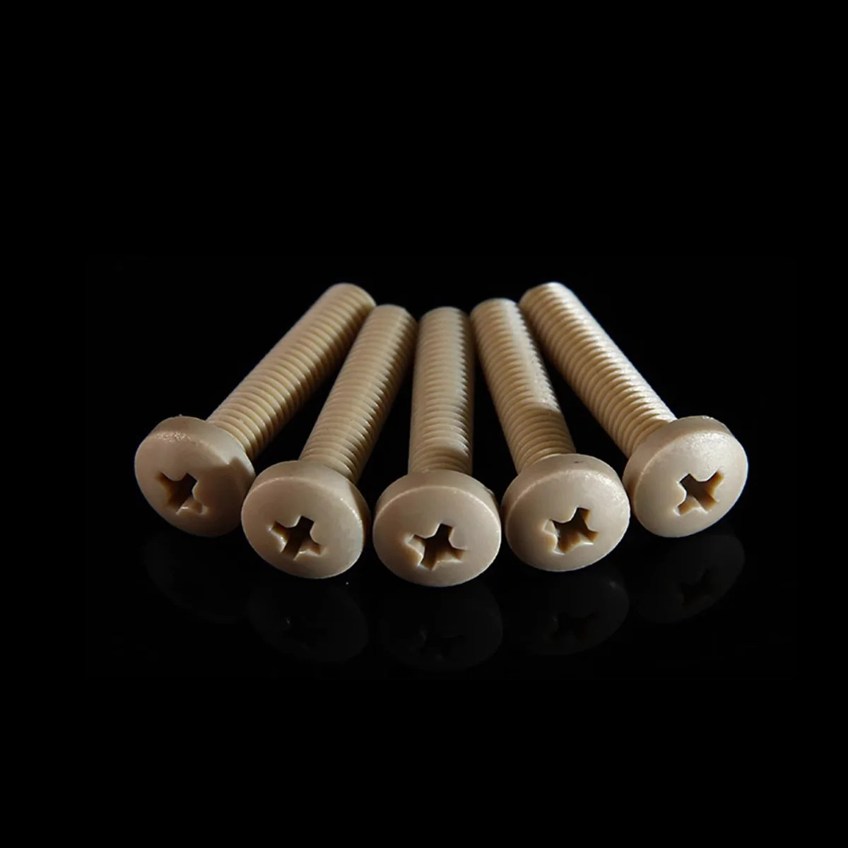 

PEEK Cross Pan round Head Bolts M1.2 M1.4 M1.6 M2 M2.5 M3 M4 M5 M6 M8 - Anti Corrosion High Strength Screws