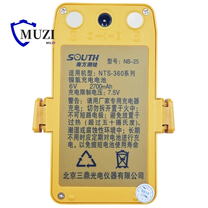 Brand New High Quality NB-25 Battery for South NTS-360 NTS-360R NTS-365R Total Station 6V 2700mah NIMH Battery