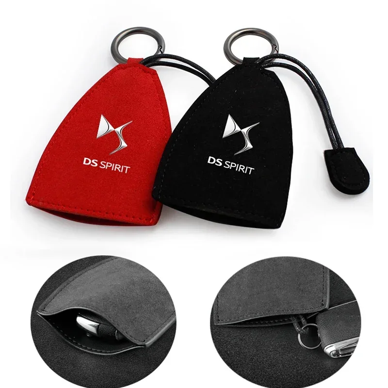 

Car Leather Key Case Bag for Citroen DS Logo C4 Aircross Berlingo C1 DS3 C2 Elysee C3 Picasso C5 Saxo Xsara Interior Accessories
