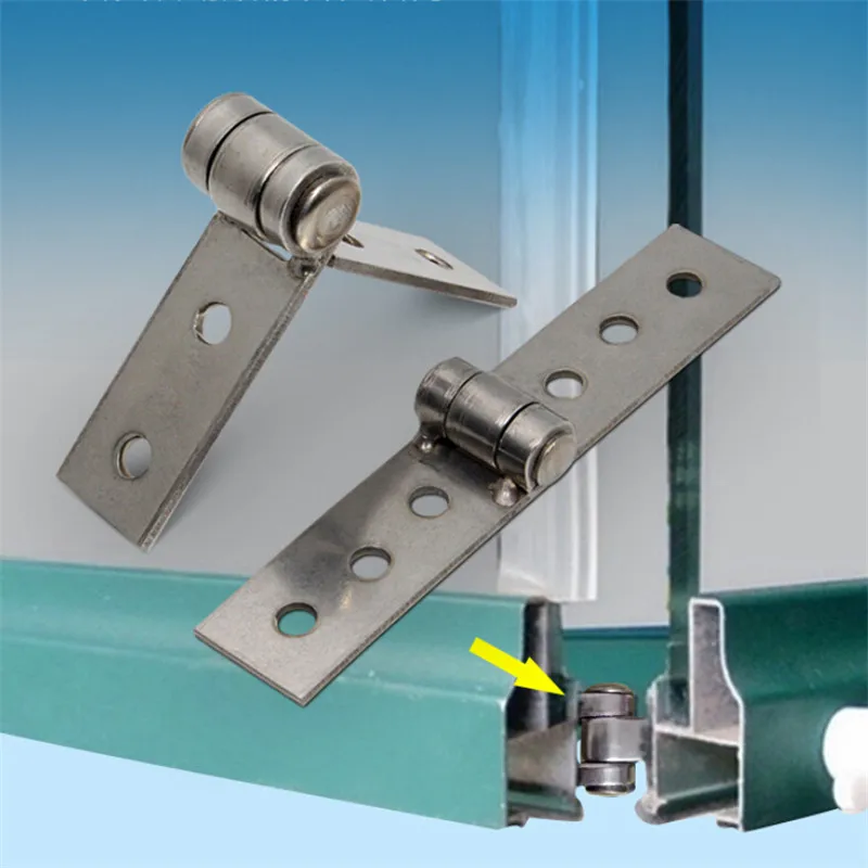 Metal Frameless Balcony Folding Glass Window Connection Hinges Stainless Steel Window Hinges New Furniture Hardware