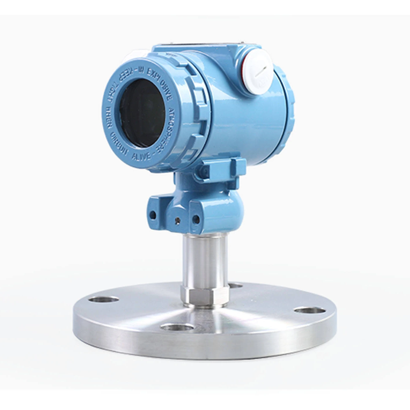 Flush Diaphragm Pressure Transducer Flat Film Sanitary Pressure Sensor Membrane Transmitter for Measuring Viscous Liquids
