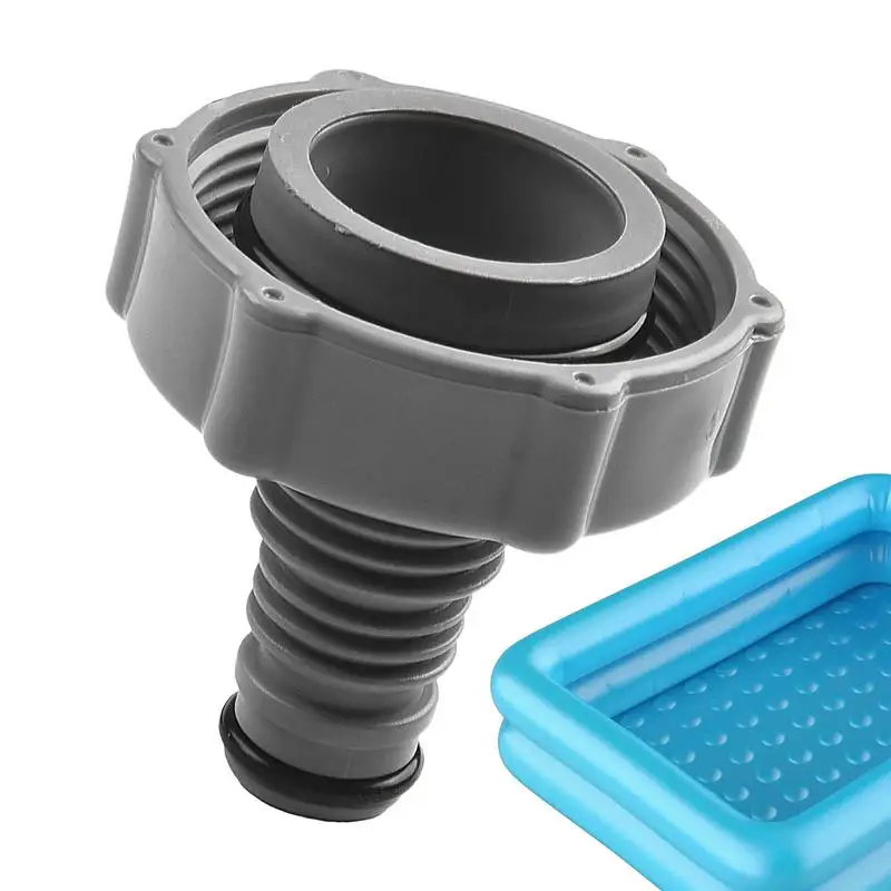 Pool Drain Valve Adapter Connector Hose Valve Fittings for Swimming Pool Effective Drainage Pool Connector Adapter