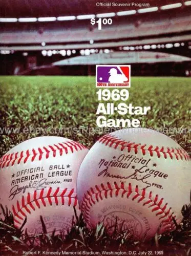 office wall decor wall poster 1968 baseball  and Program 14X20 inch