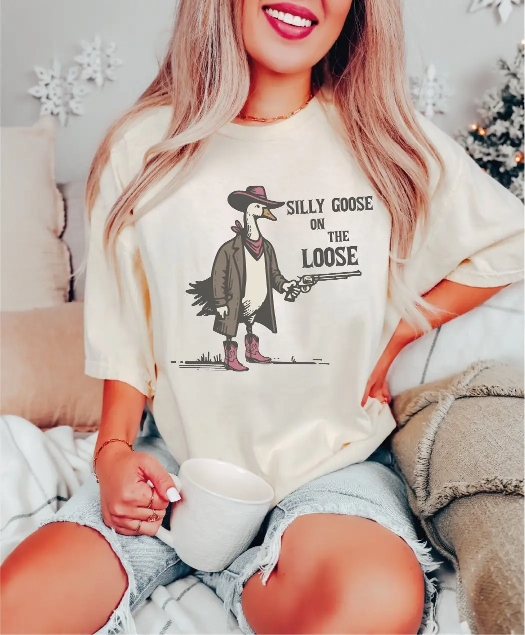 Silly Goose On The Loose T Shirt Farm Cute Bumps Funny