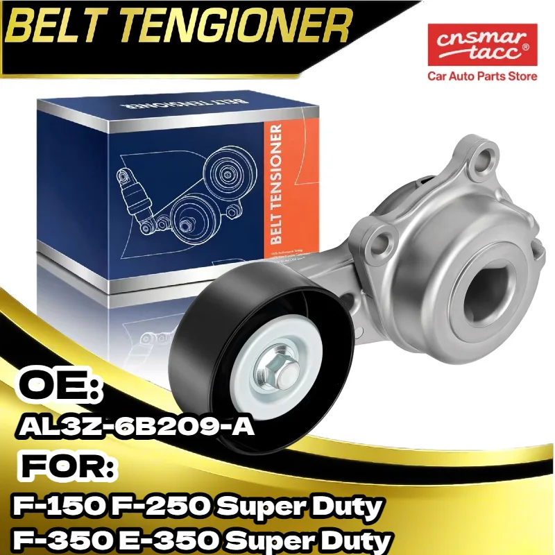 

Новый натяжитель ремня в сборе для Ford F-150 F-250 F-350 E-350 Super Duty, подходит для AL3Z6B209A AL3Z6B209B AL3Z6B209C