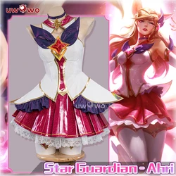 IN STOCK UWOWO Star Guardian Ahri Cosplay League of Legends/LOL: SG K/DA Ahri Xayah Akali Kaisa Cosplay Halloween Costumes