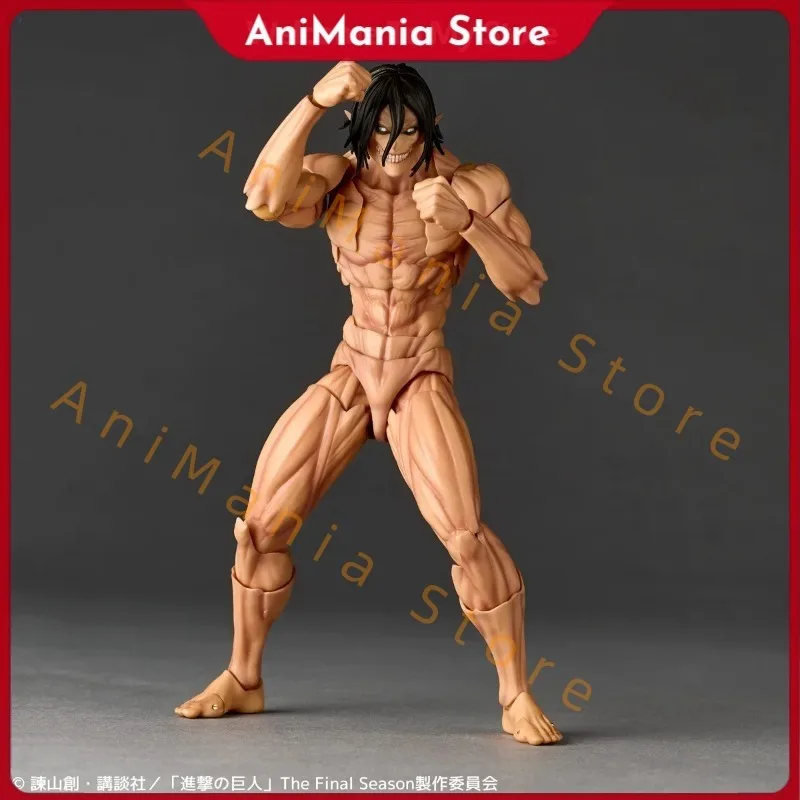in stock KO KAIYODO Amazing Yamaguchi Revoltech Attack On Titan Eren Jaeger KO Action Figure Toy Model Gift