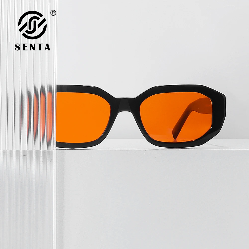 SENTA 99.9% Blue Anti Light Glasses Men Trend Y2k occhiali da sole da uomo New in Woman lenti a riposo occhiali Vintage Light Luxury Men